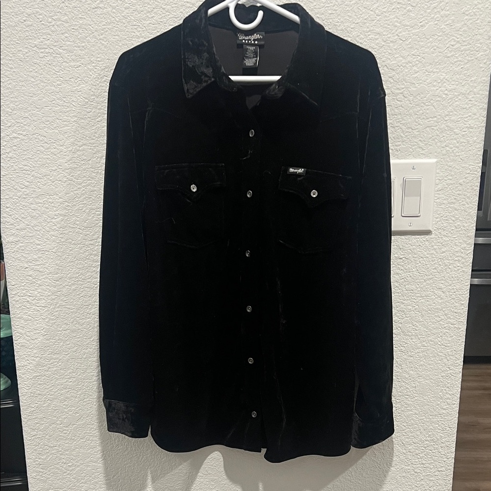 Wrangler Retro Black Shirt